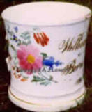 Celebration Mug made in Stoke on Trent and dated 1855